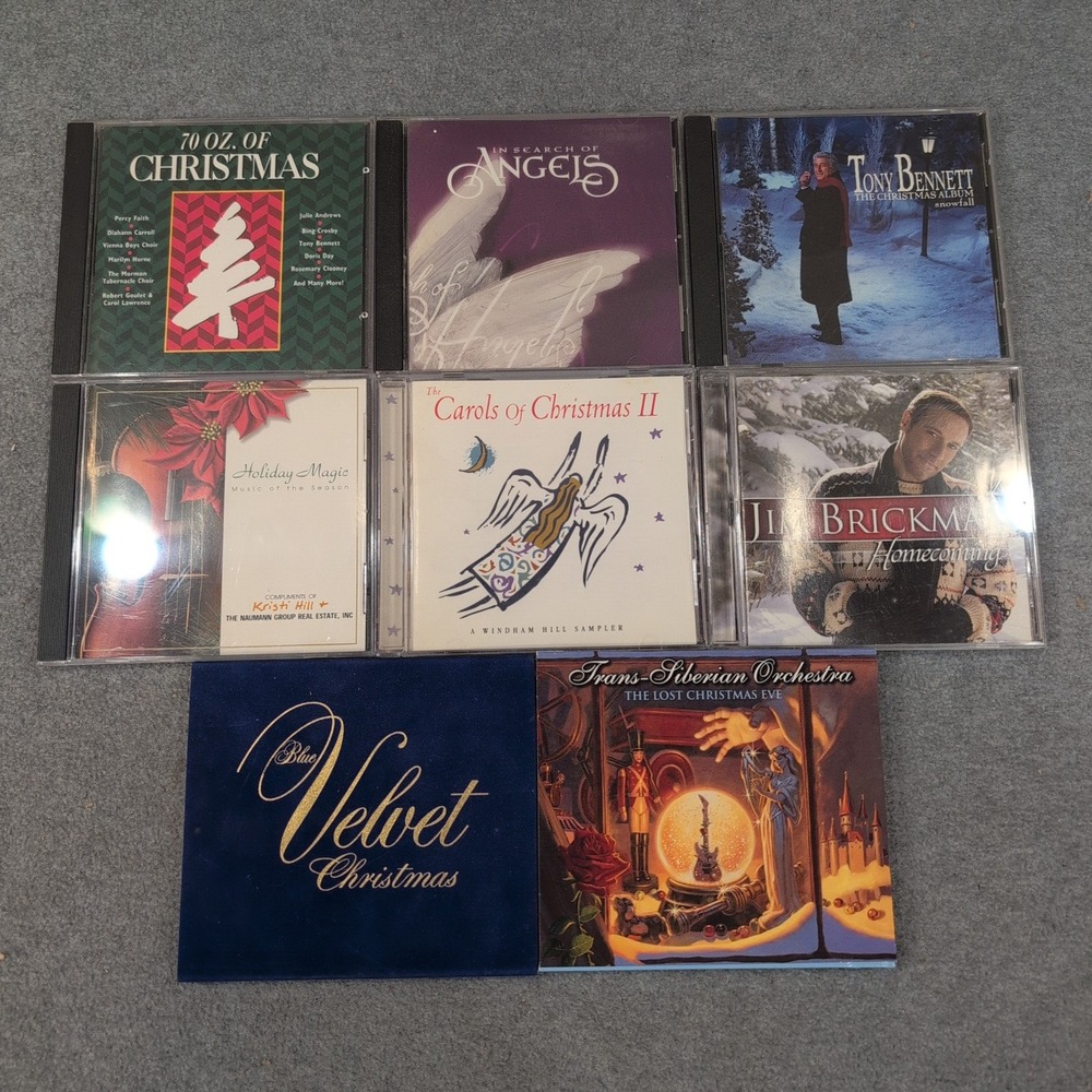 Christmas Holiday Music CD Lot of 8 Trans-Siberian Orchestra Tony Bennett & More - Picture 1 of 2